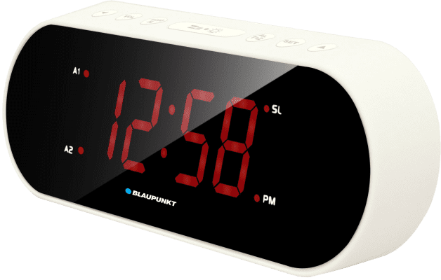 Clock Radio With Dual Alarm Cr6wh, Dual Alarm Clock Radio