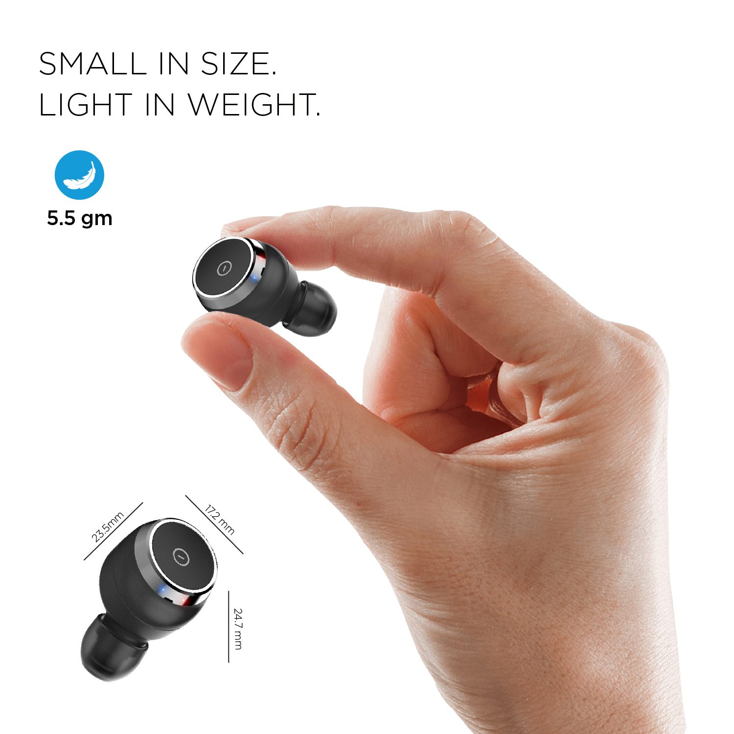 True Wireless Hd Sound Earphones Btw 01 Blaupunkt