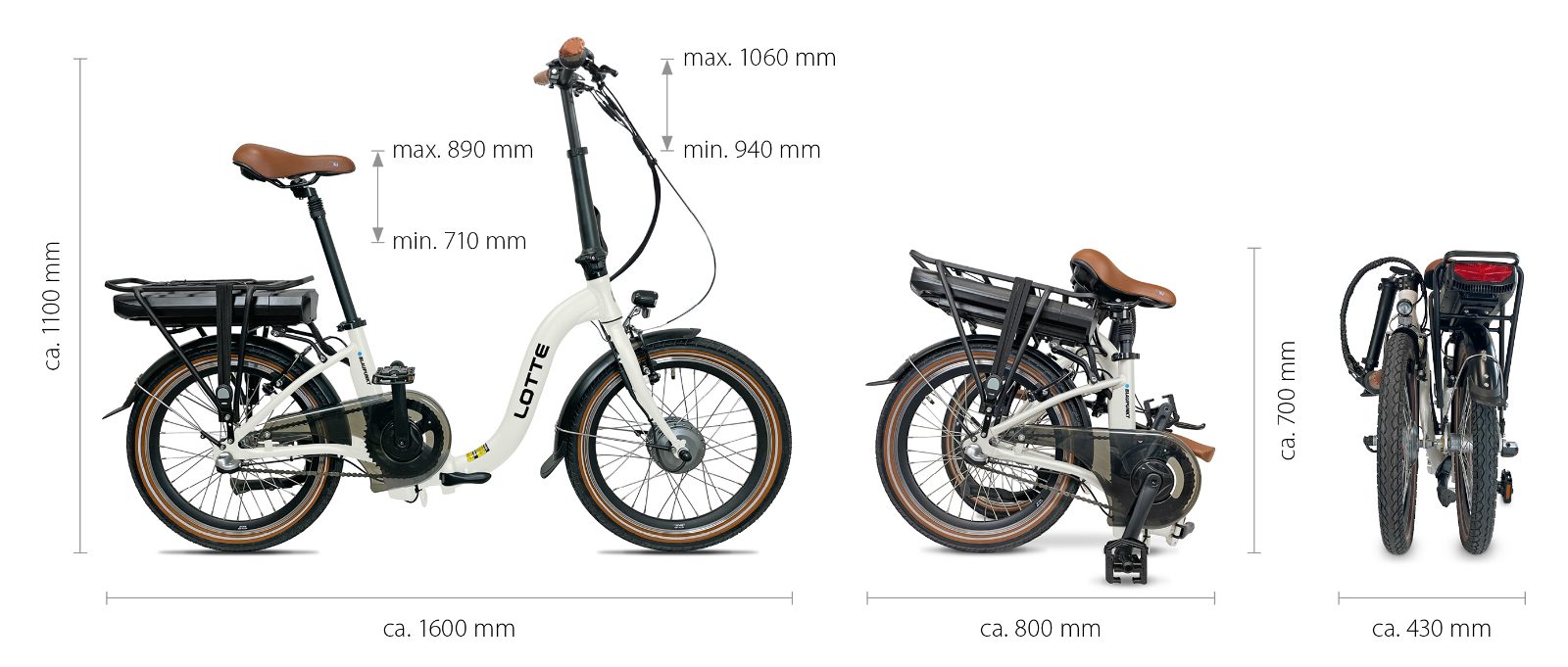 Abmessungen LOTTE 2025 3er DE