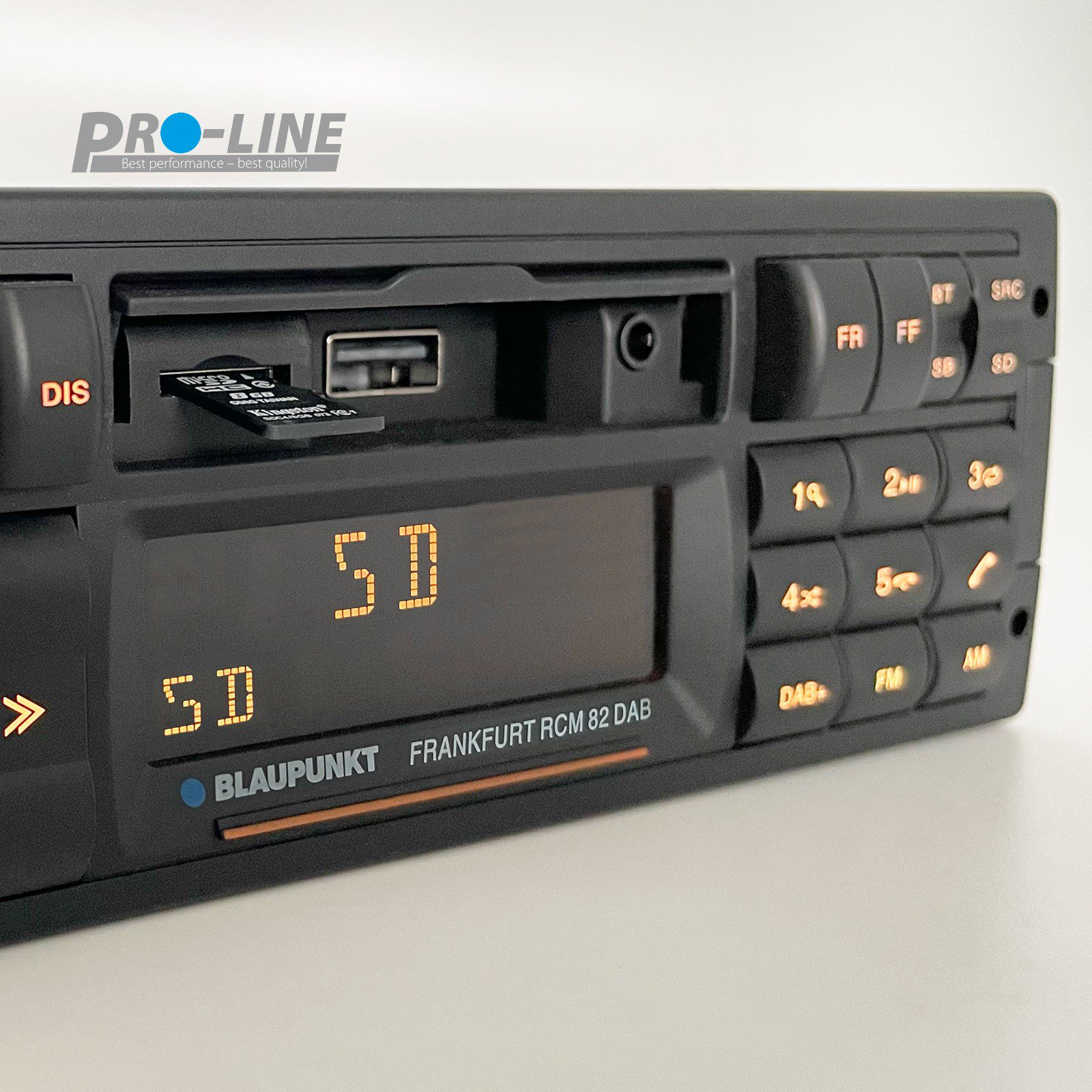 Frankfurt RCM 82 DAB Front Input SD PL Inserted MicroSD